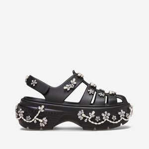 Simone Rocha x Crocs Fisherman black M8/W10
